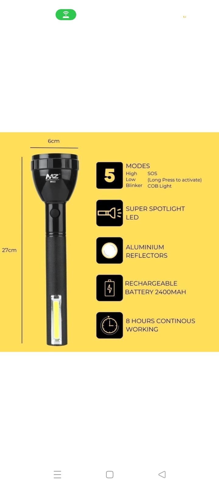 high power led flashlight